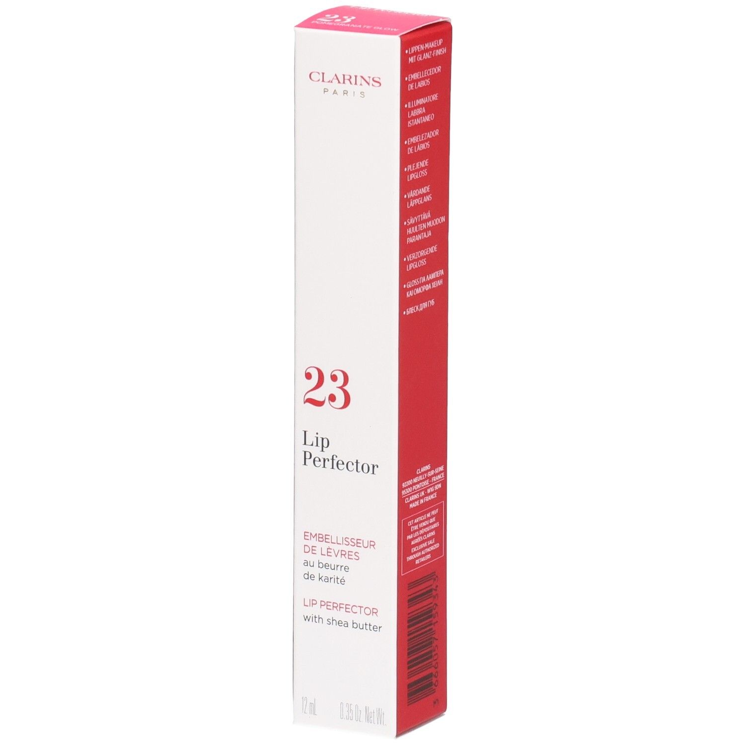 Clarins Intense Lip Perfector 23 - Pomegrenade Glow 12 ml Maquillage