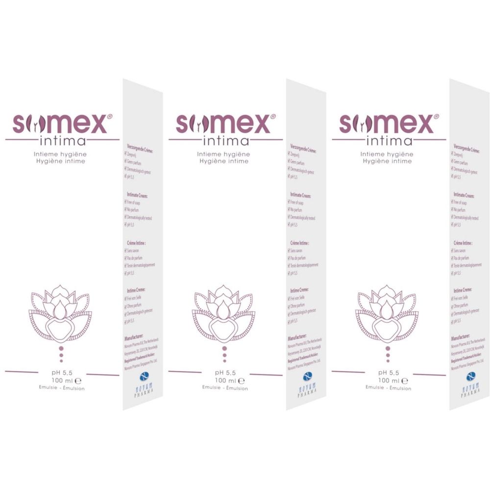 Somex Hygiène intime 100 ml 3x100 ml Émulsion