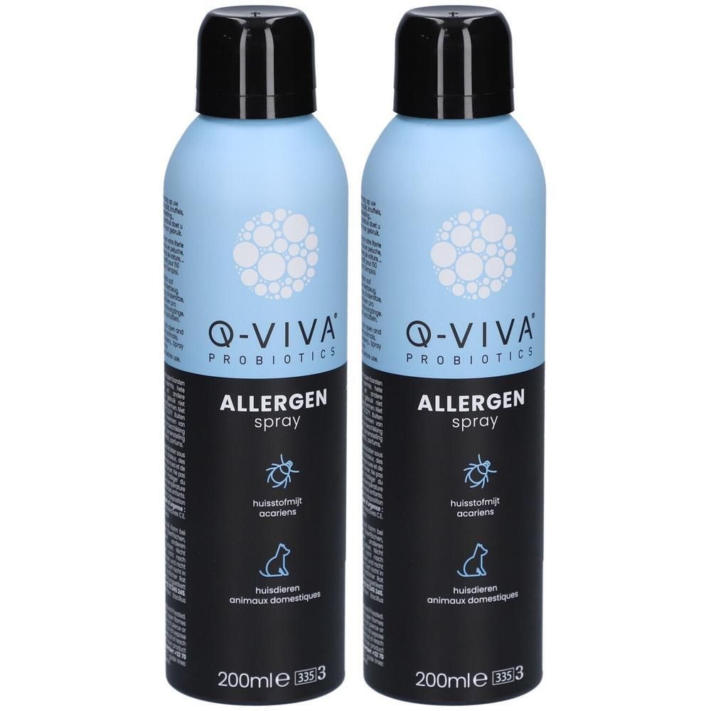 Q-viva Spray Probiotique Anti-Allergènes 2x200 ml Spray