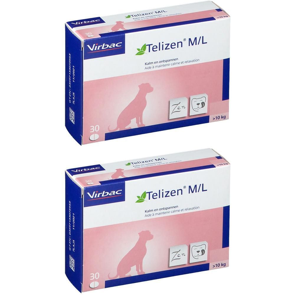 Virbac Telizen M/L Chien 2x30 pc(s) Comprimé(S)