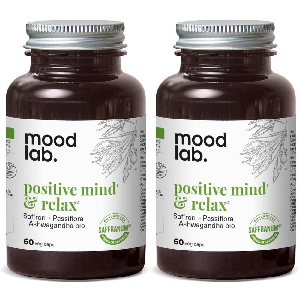 Moodlab Positive Mind & Relax 2x60 pc(s) Capsule(S)