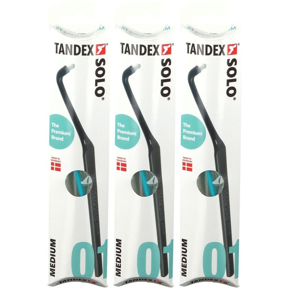 Tandex Solo Brosse à dents Ultra Soft 3x1 pc(s) Brosse(S) À Dents