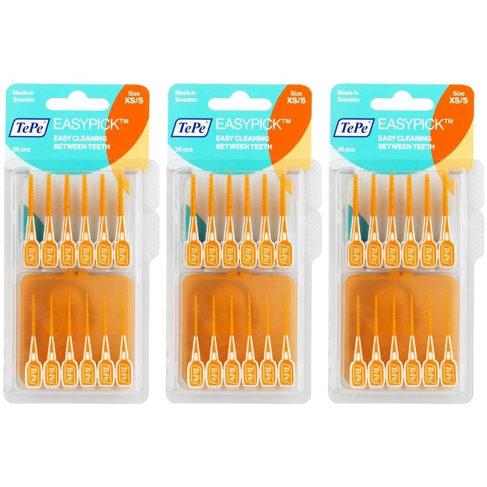 TePe EasyPick Cure-dents interdentaires XS/S 3x36 pc(s) Brosse(S) À Dents