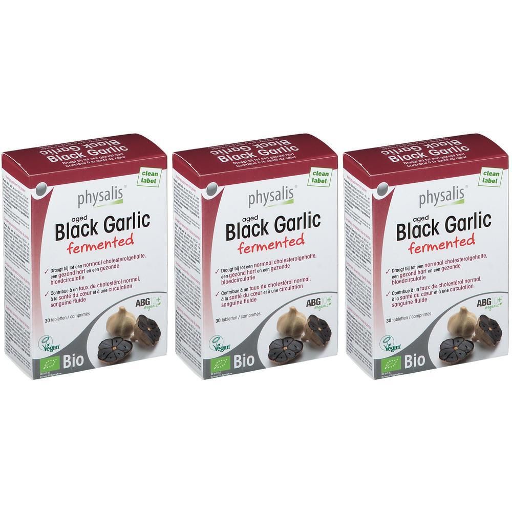Physalis Aged Black Garlic Fermented 3x30 pc(s) Comprimé(S)