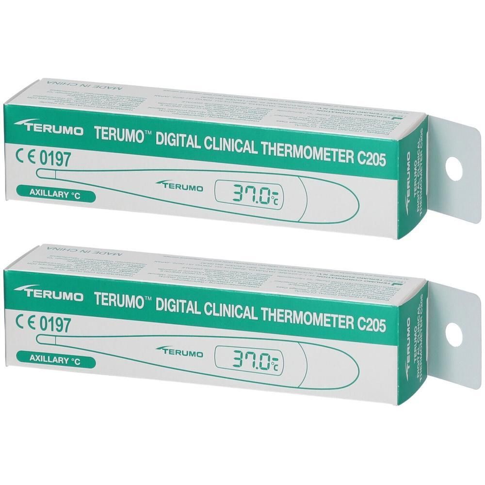 TERUMO Thermomètre électronique digital C205 2x1 pc(s) Thermomètre