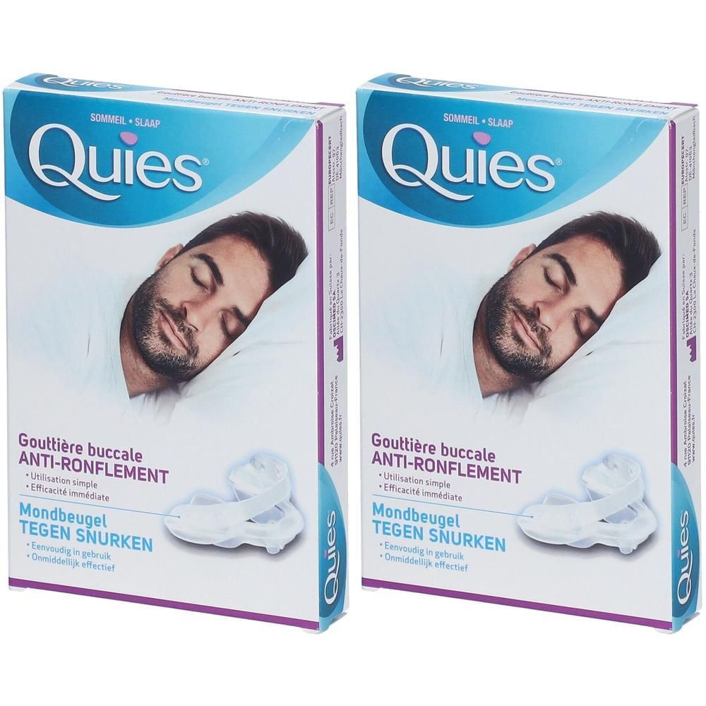 Quies Gouttière buccale anti-ronflement 2x1 pc(s) not relevant