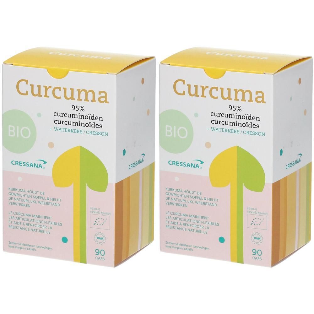 CRESSANA® Curcuma + Cresson bio Capsule(S) 2x90 pc(s)
