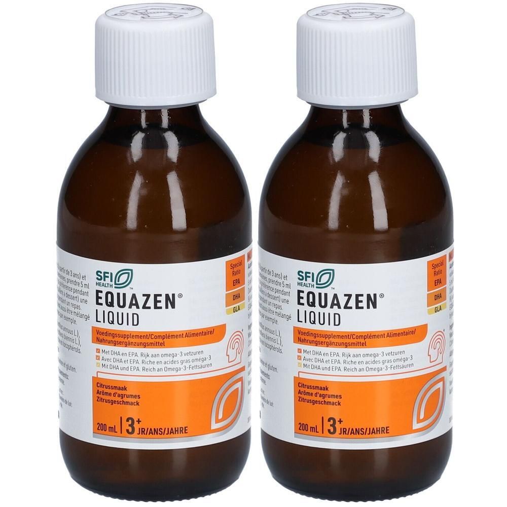 Springfield EQUAZEN eye q Liquid Acides gras oméga 3 & 6 2x200 ml Liquide