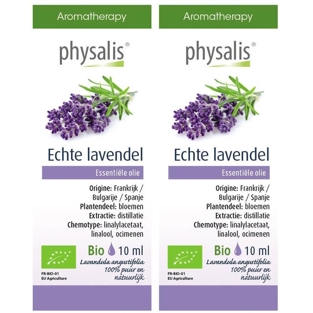 physalis Huile essentielle Lavande vraie 2x10 ml Huile