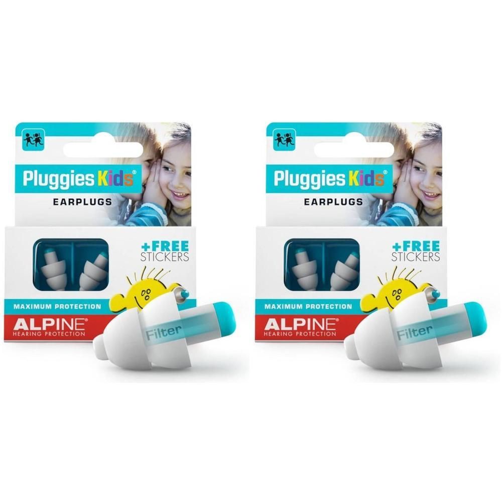 Alpine Pluggies Kids Bouchons d'oreille 2x2 pc(s) Bouchons D'Oreille