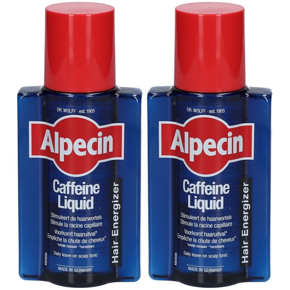 Alpecin Caffeine Liquid 2x200 ml Eau Capillaire