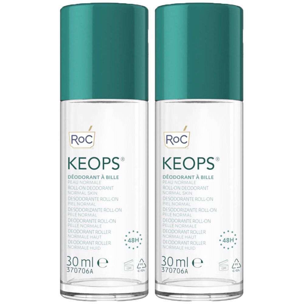 RoC Keops Déodorant à Bille 60 ml Rouleau