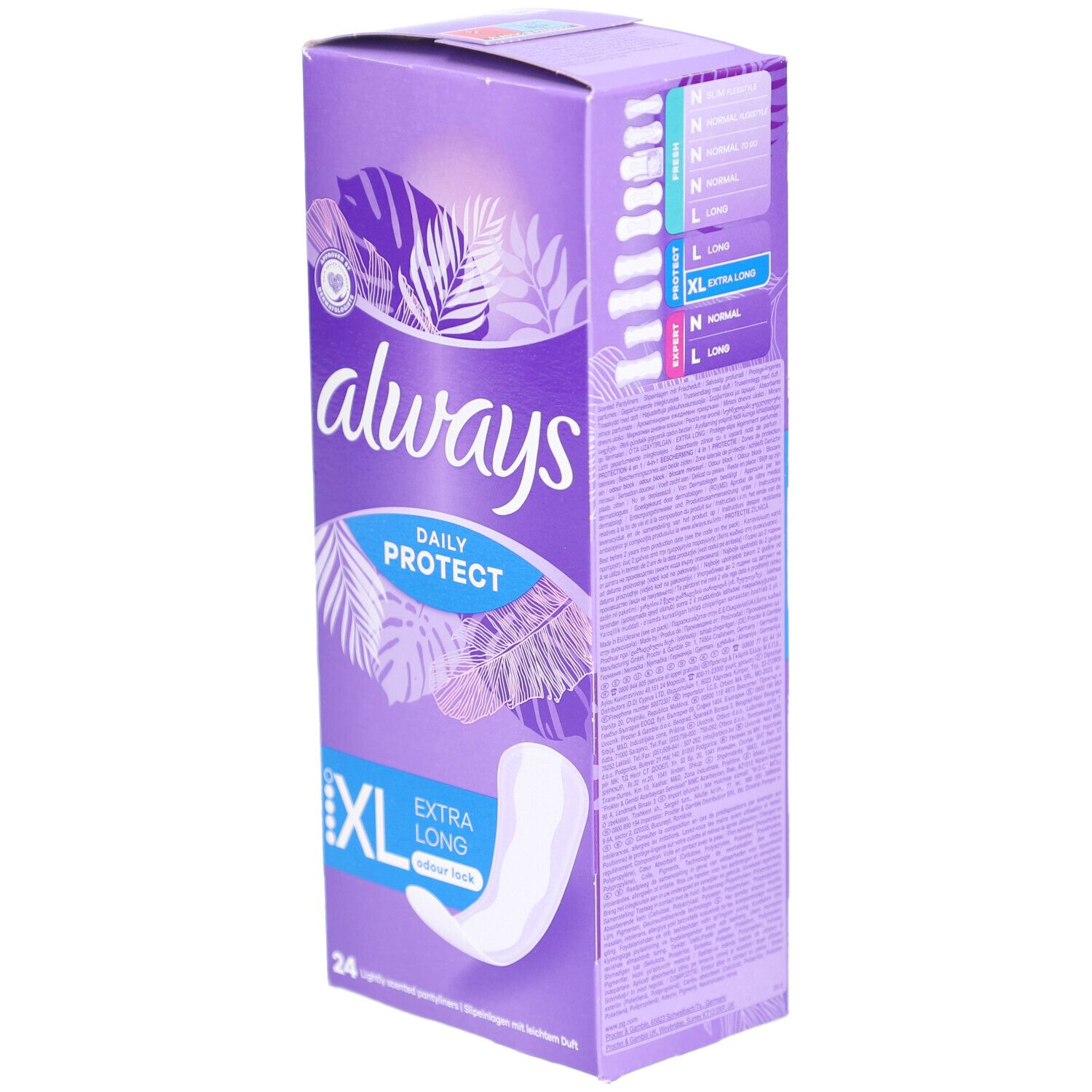 Always Daily Protect Protège-slips XL Extra Long 24 pc(s) Serviette hygienique