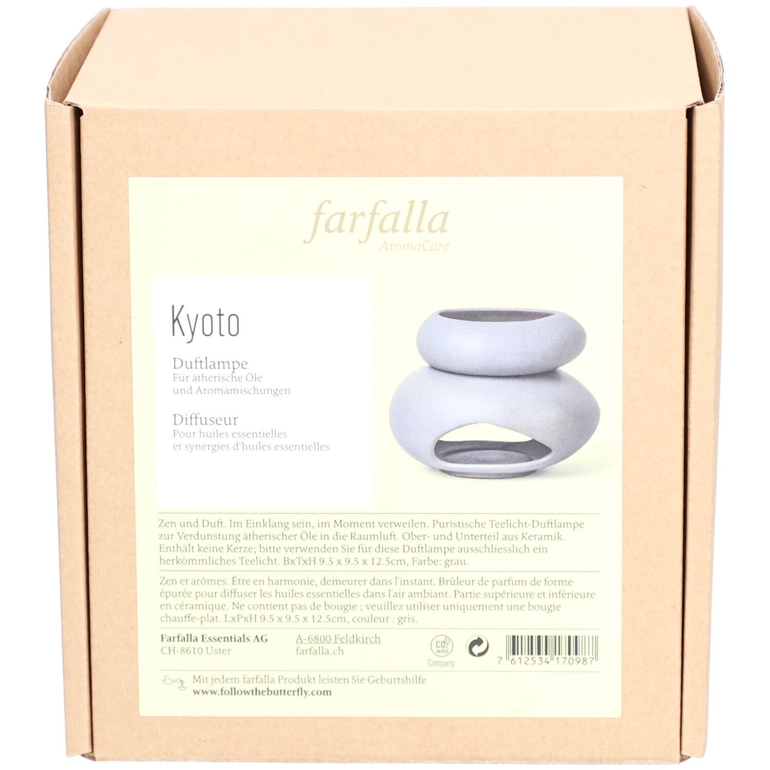 Farfalla AromaCare Diffuseur Kyoto Gris 1 pc(s)