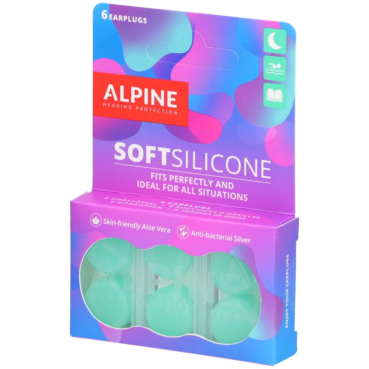 ALPINE SoftSilicone 6 pc(s) Accessoire(S)