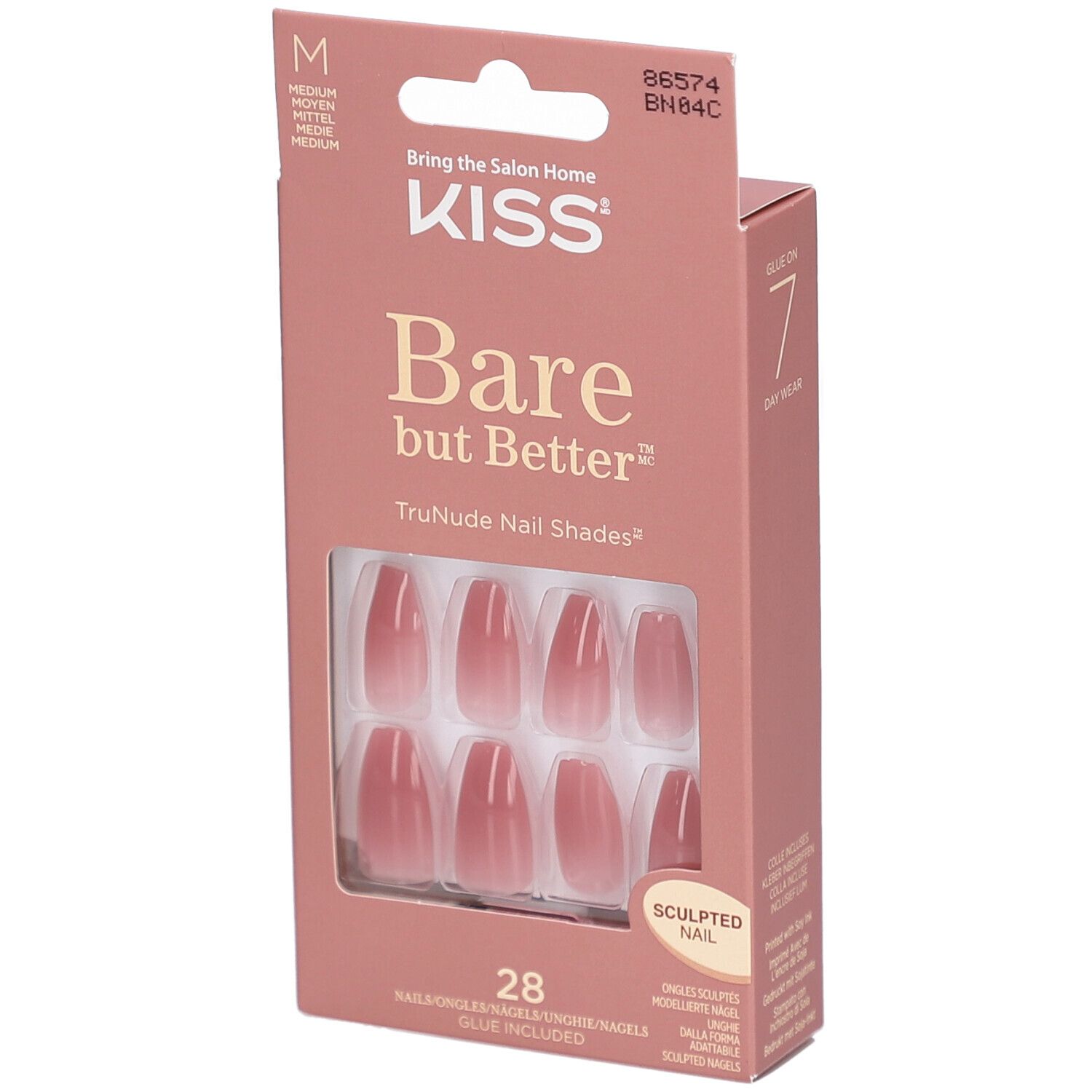 KISS Bare But Better Faux-Ongles 'Nude Nude' Set(S) 1 pc(s)
