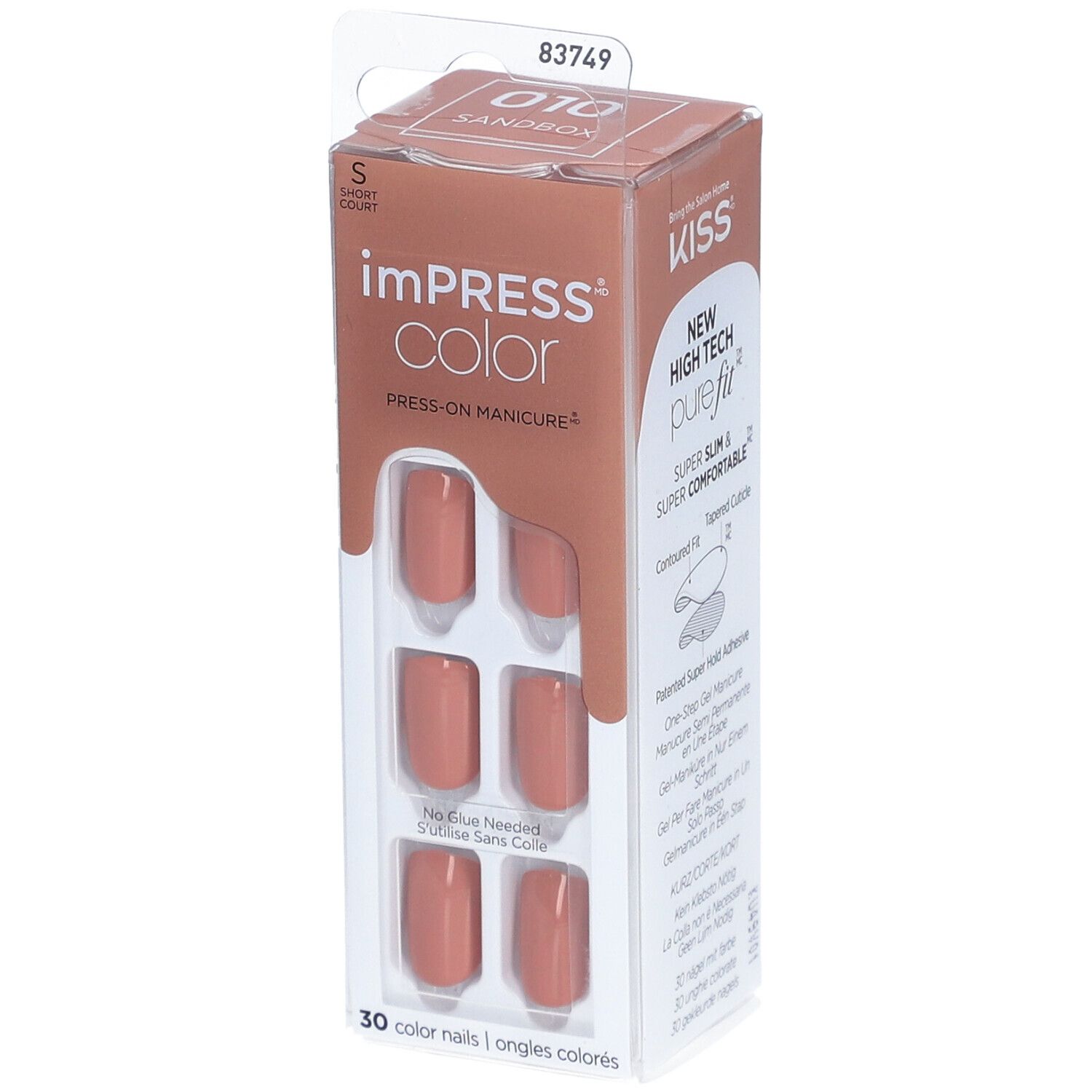 ImPRESS Color Press-on Manicure Faux-Ongles colorés 010 Sandbox no data 1 pc(s)
