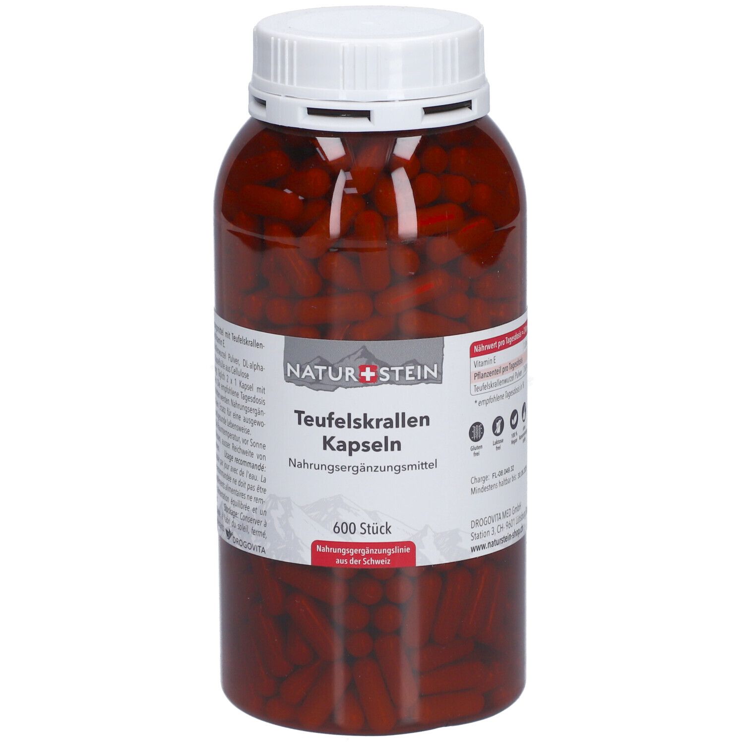 NATURSTEIN Griffes du diable 600 pc(s) Capsule(S)