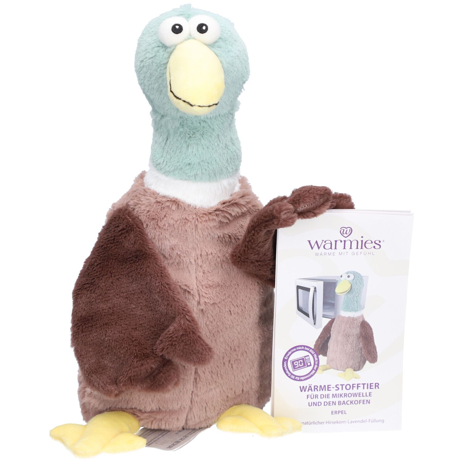 WARMIES Peluche Chauffante Canard 1 pc(s) Coussin Chauffant