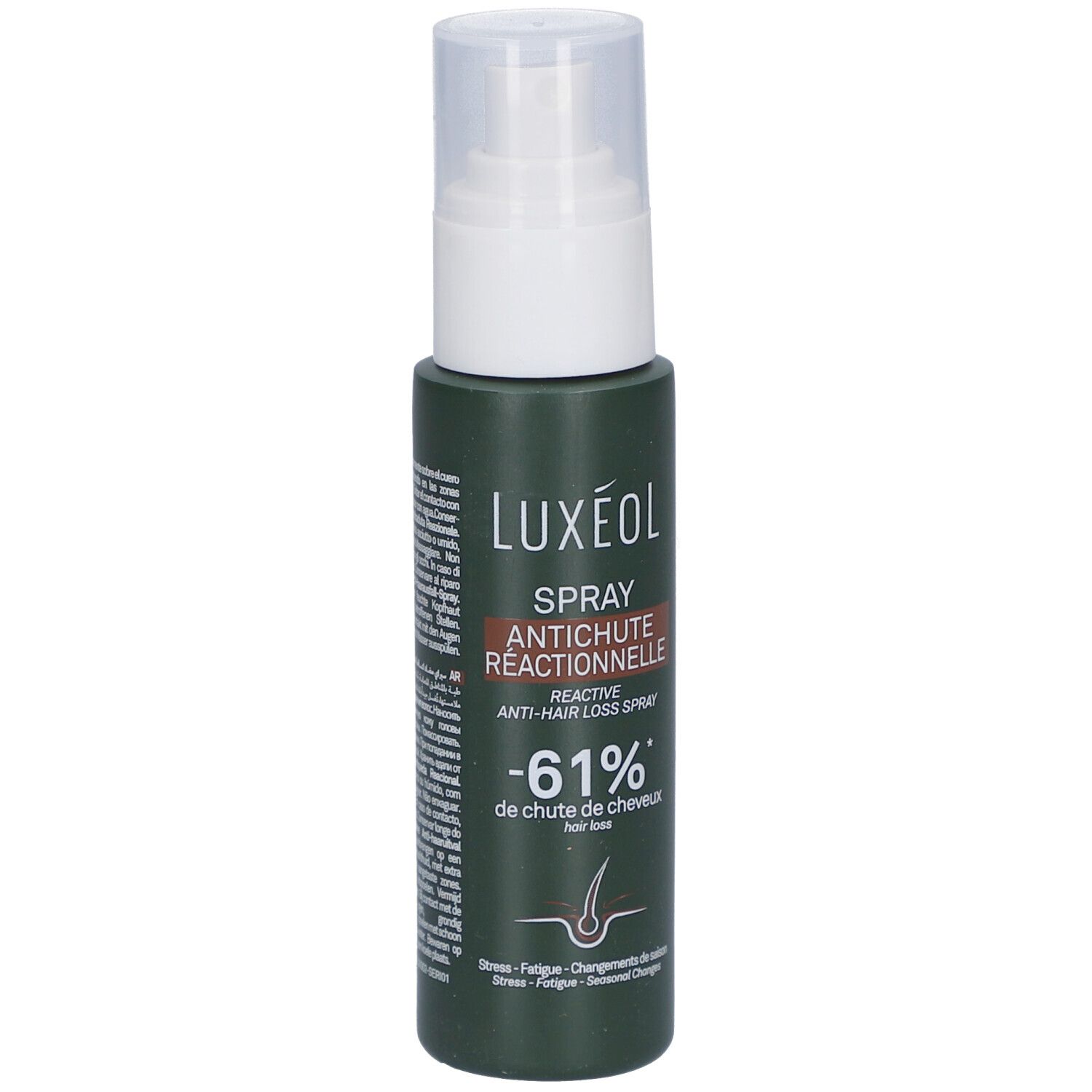 Luxéol Spray Antichute Réactionnelle -61 % Chute De Cheveux 100 Ml