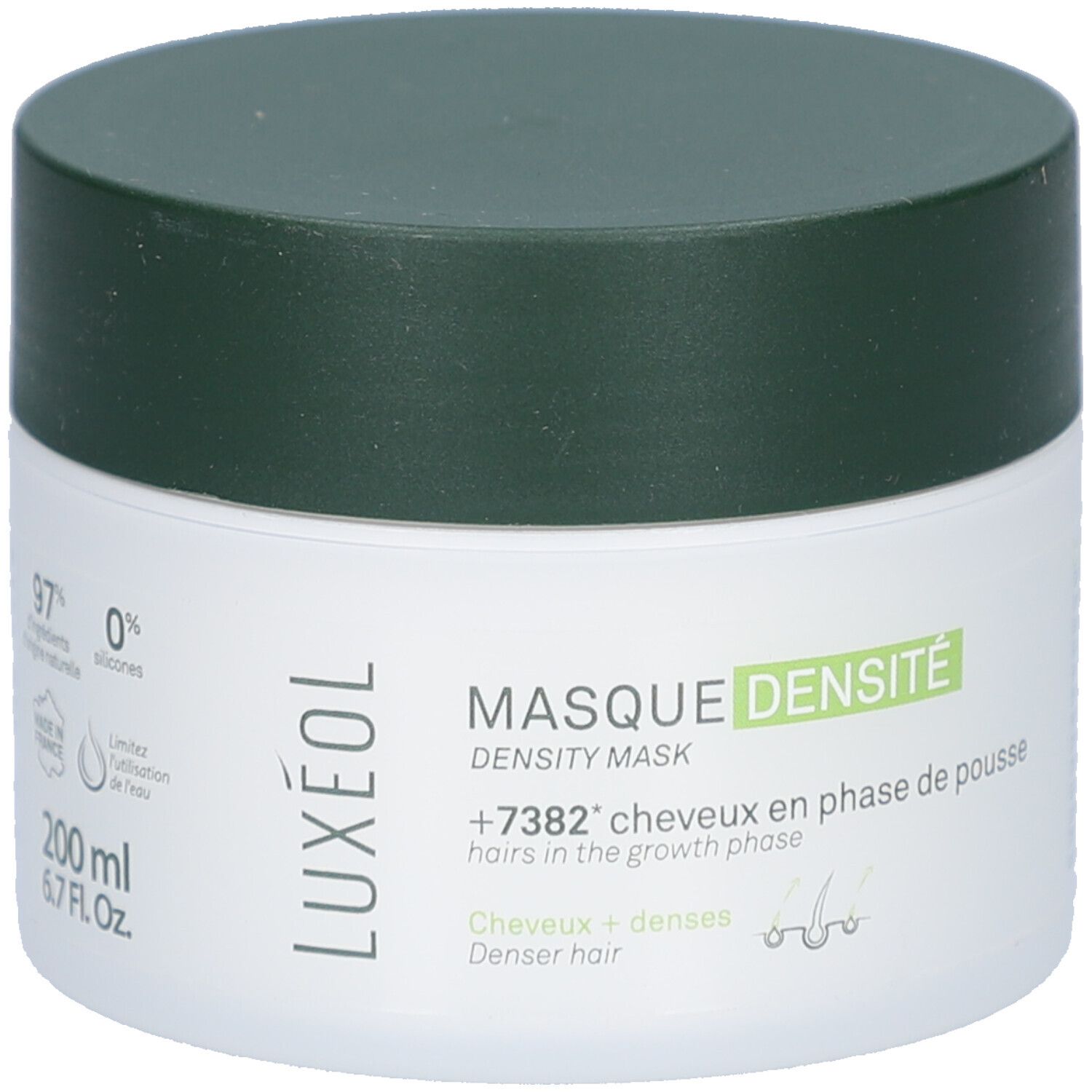Luxéol Masque Densité Cheveux Plus Denses Et Fortifiés 200 Ml