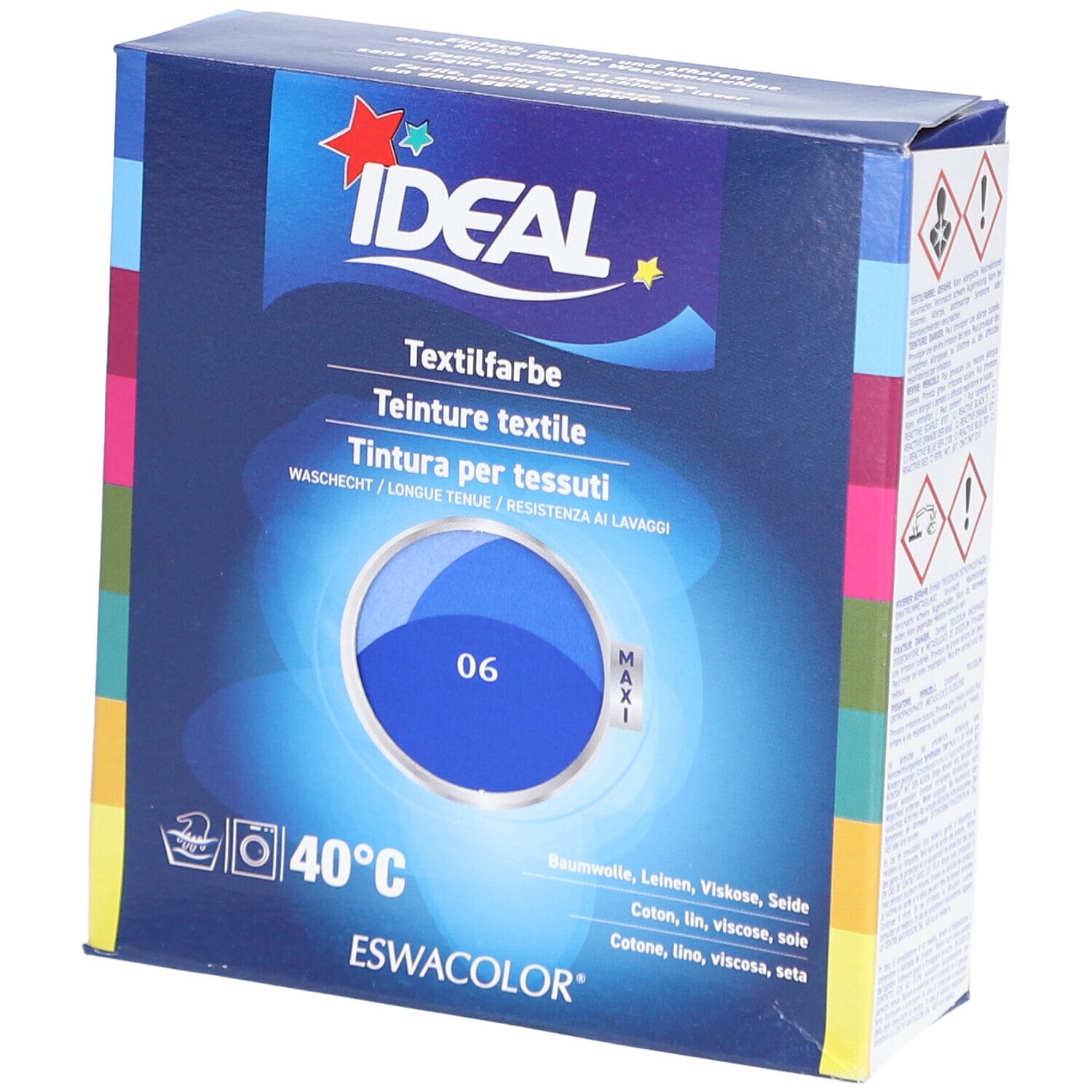 IDEAL Maxi Teinture textile longue tenue - 06 Bleu roi 1 pc(s) Teinture(S)