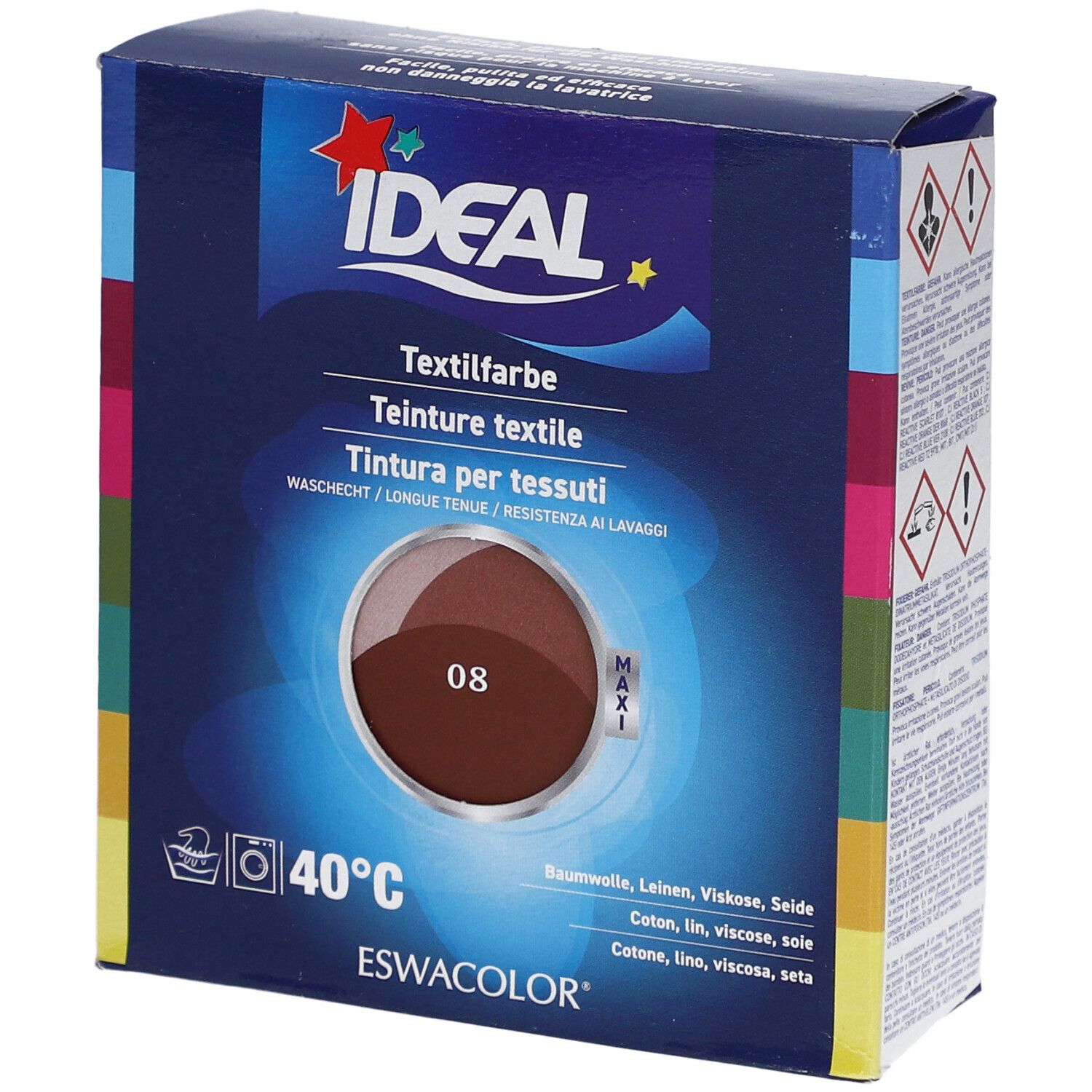 IDEAL Maxi Teinture textile longue tenue - 08 Brun Rouge 1 pc(s) Teinture(S)