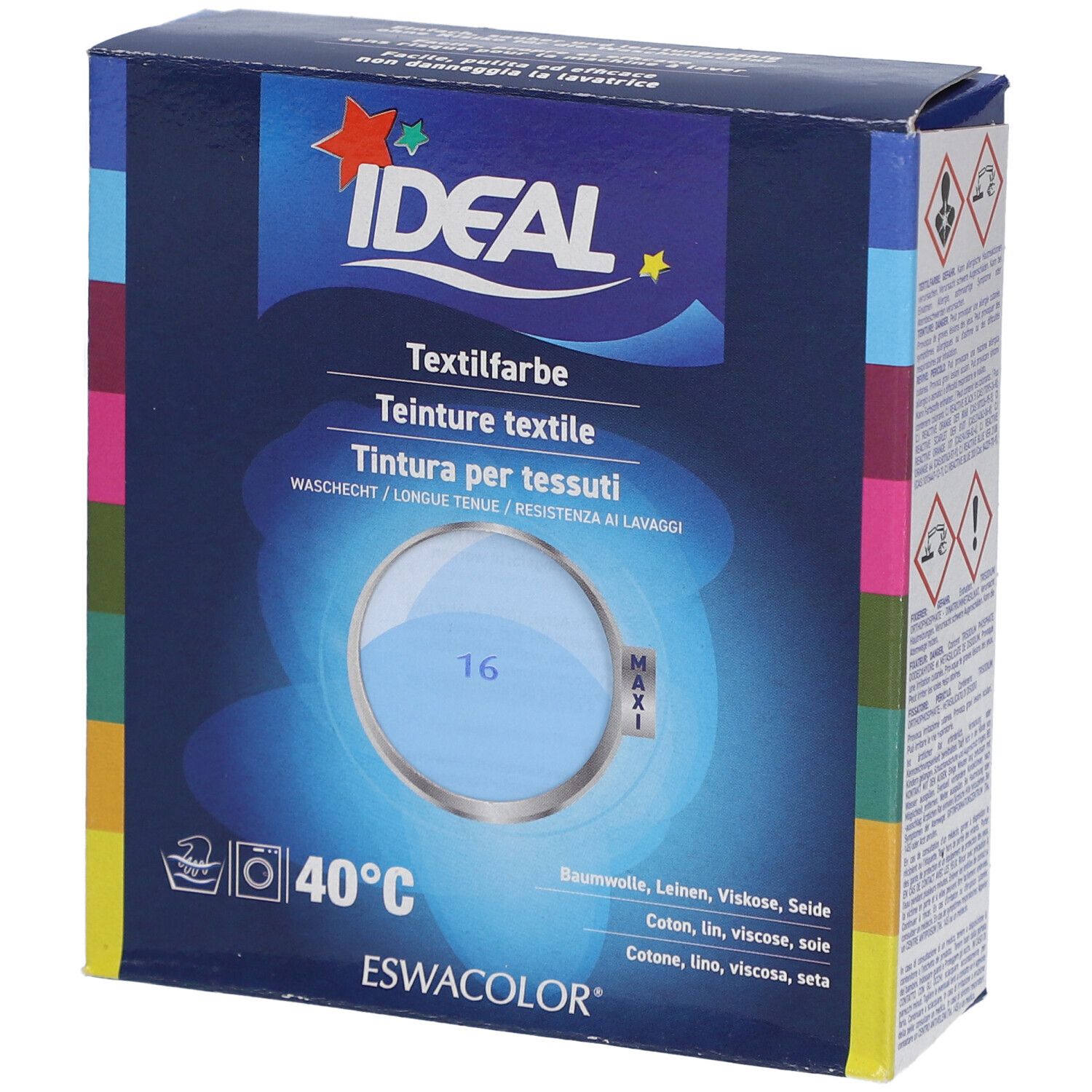 IDEAL Maxi Teinture textile longue tenue - 16 Bleu Ciel 1 pc(s) Teinture(S)