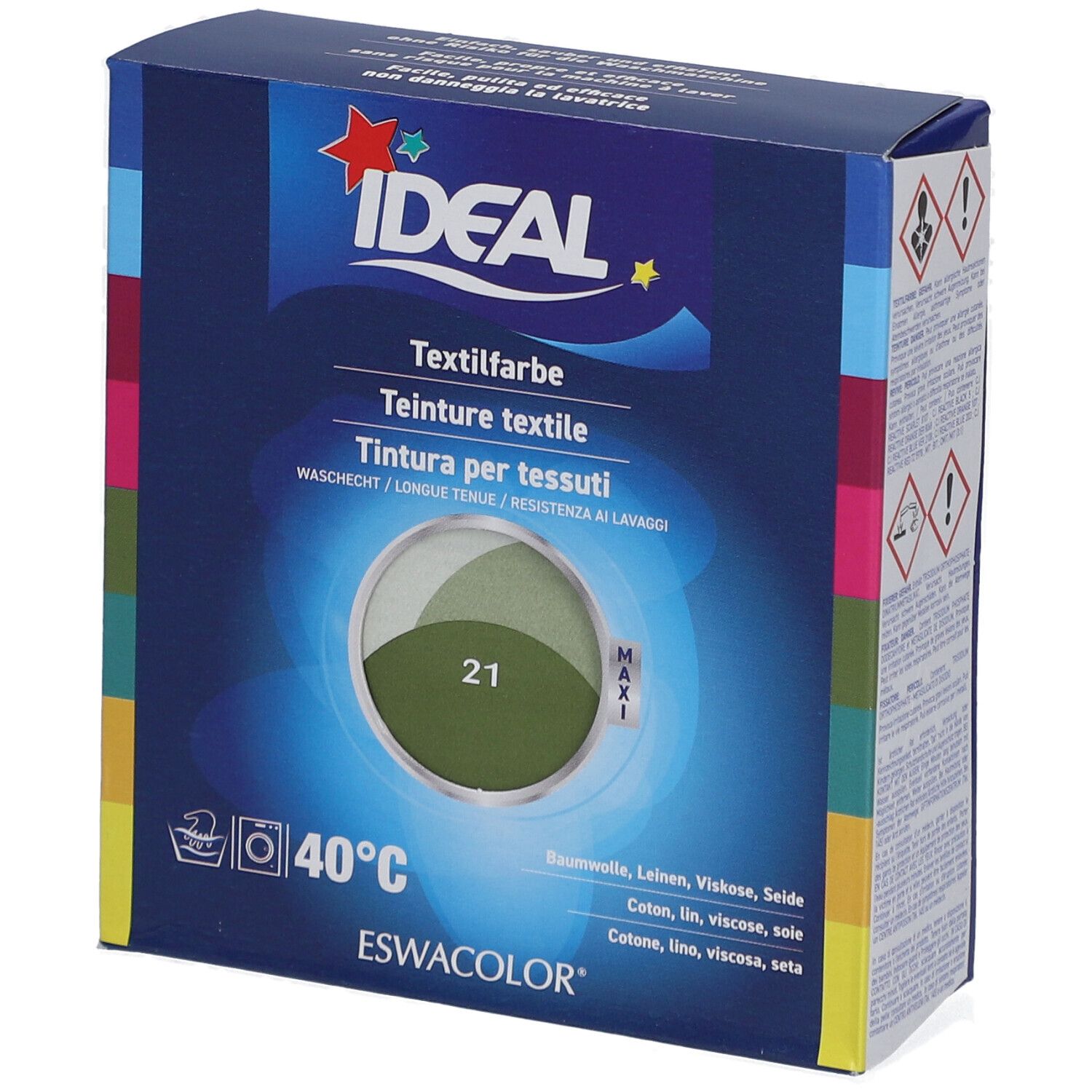 IDEAL Maxi Teinture textile longue tenue - 21 Kaki 1 pc(s) Teinture(S)