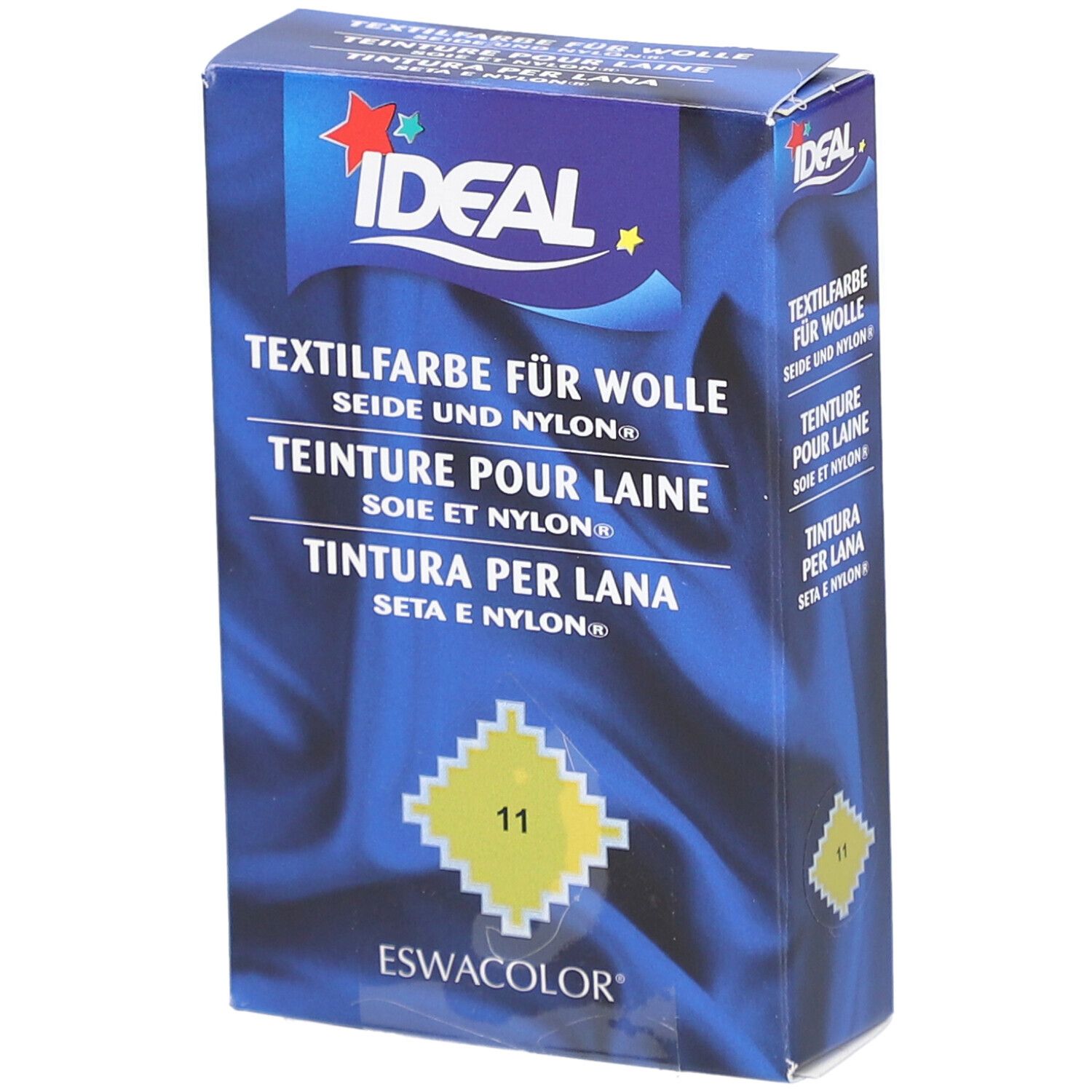 IDEAL Teinture pour Laine, Soie et Nylon - 11 Jaune 30 g Poudre