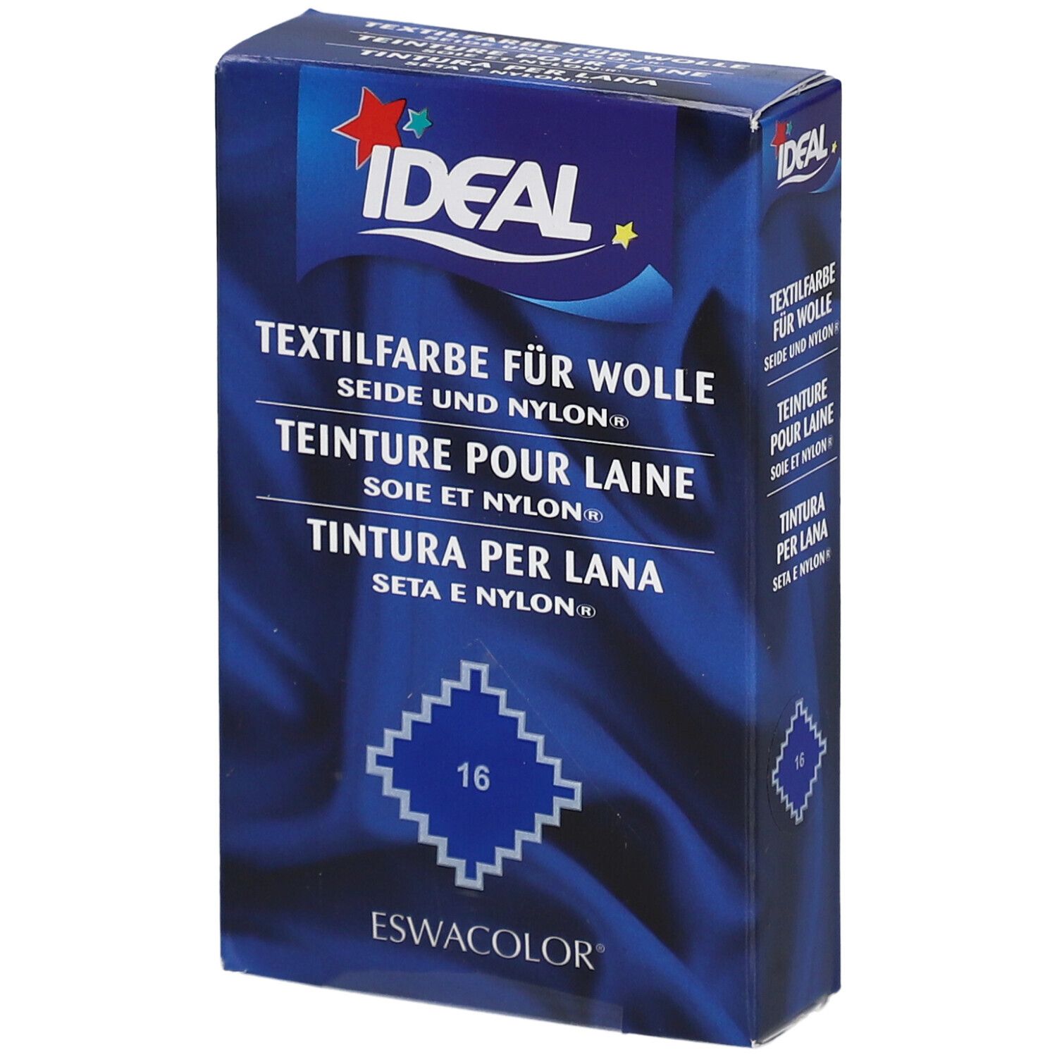IDEAL Teinture pour Laine, Soie et Nylon - 16 Bleu franc 30 g Poudre