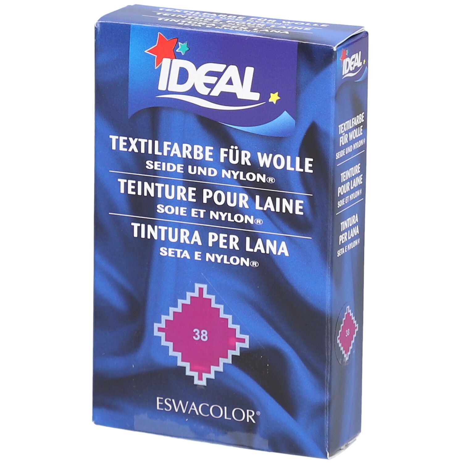 IDEAL Teinture pour Laine, Soie et Nylon - 38 Fuchsia 30 g Poudre
