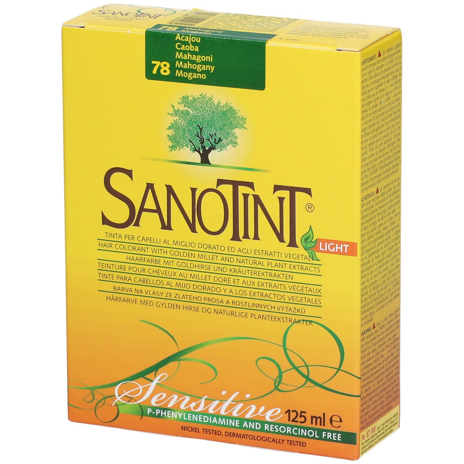 SANOTINT Sensitive Teinture pour les cheveux 78 Acajou 1 pc(s) Teinture(S)