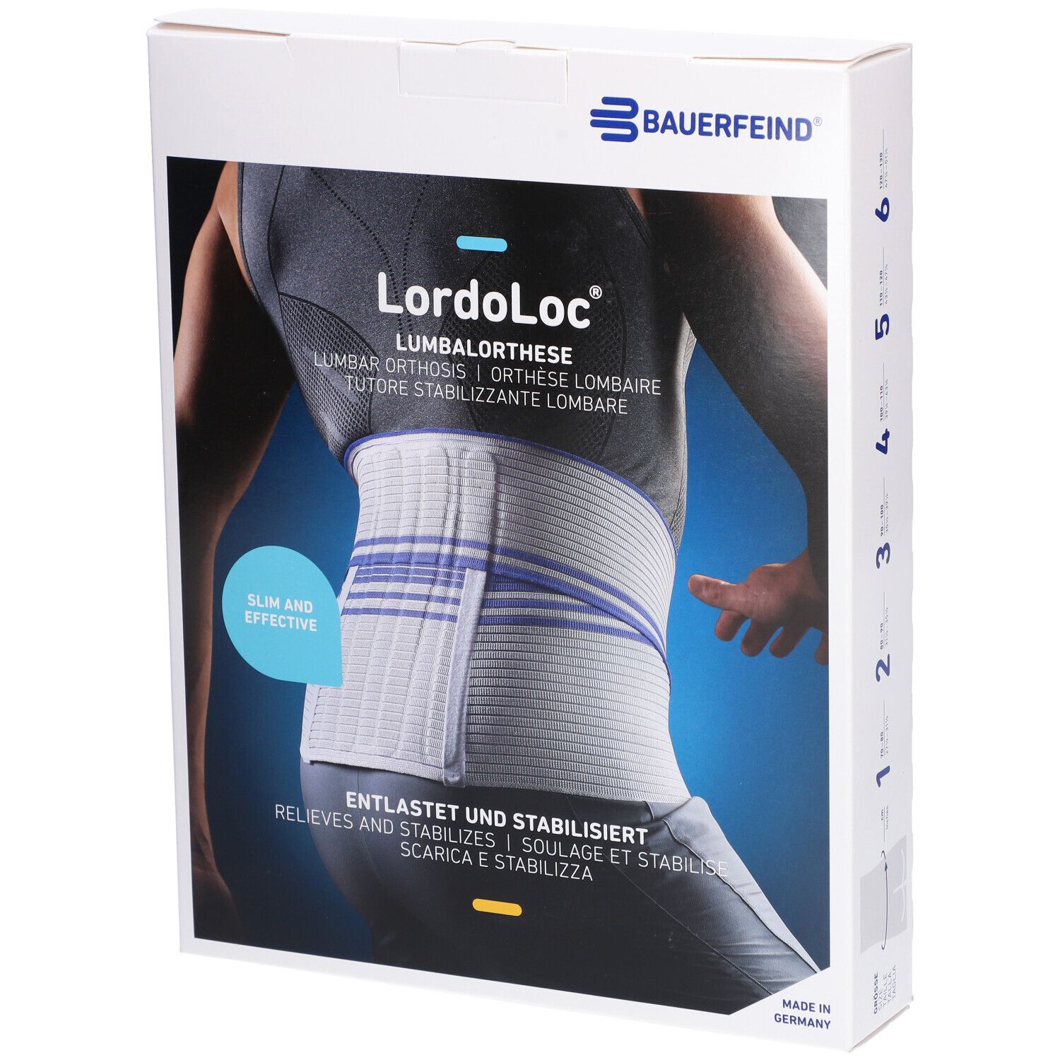 BAUERFEIND Lordoloc Orthèse Lombaire Taille 5 1 pc(s) Bandage(S)