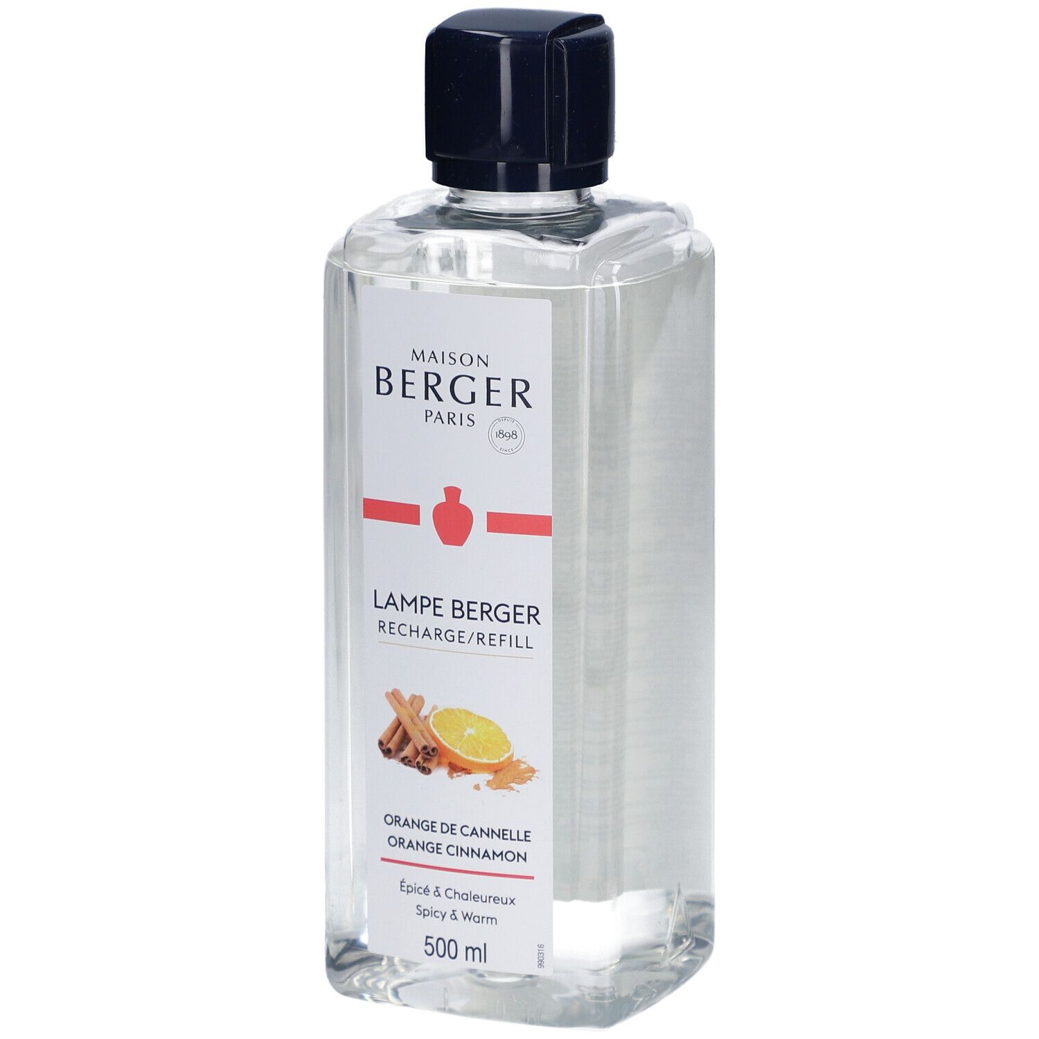 Maison Berger Lampe Berger® Recharge De Parfum D'ambiance Orange Cannelle Liquide 500 Ml - Image 1