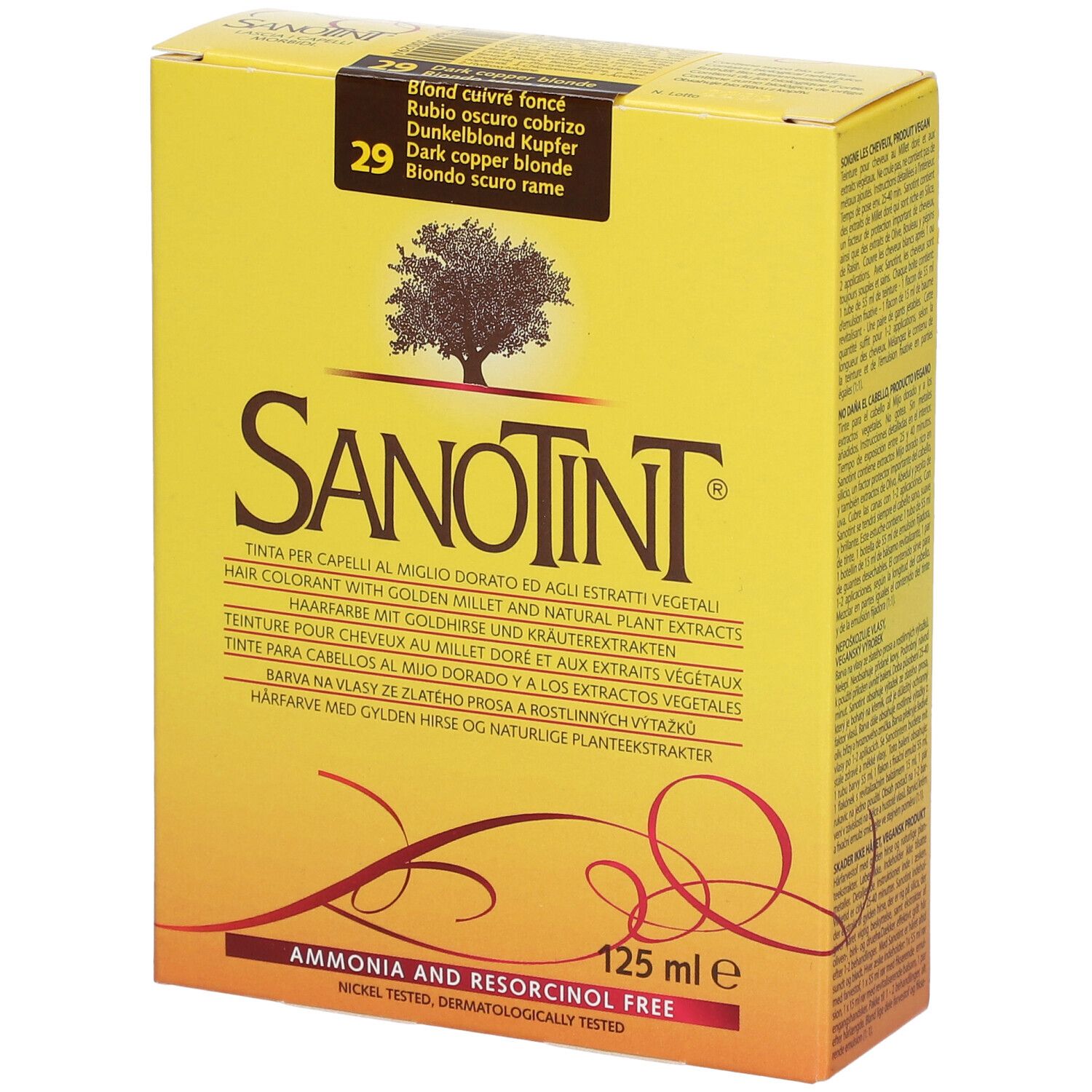 SANOTINT Teinture pour les cheveux 29 Blond cuivré foncé 1 pc(s) Teinture(S)