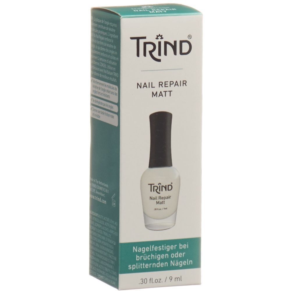 Trind® Nail Repair Matt - Fixateur d'ongles en cas cassants ou dédoublés Vernis À Ongles New 9 ml
