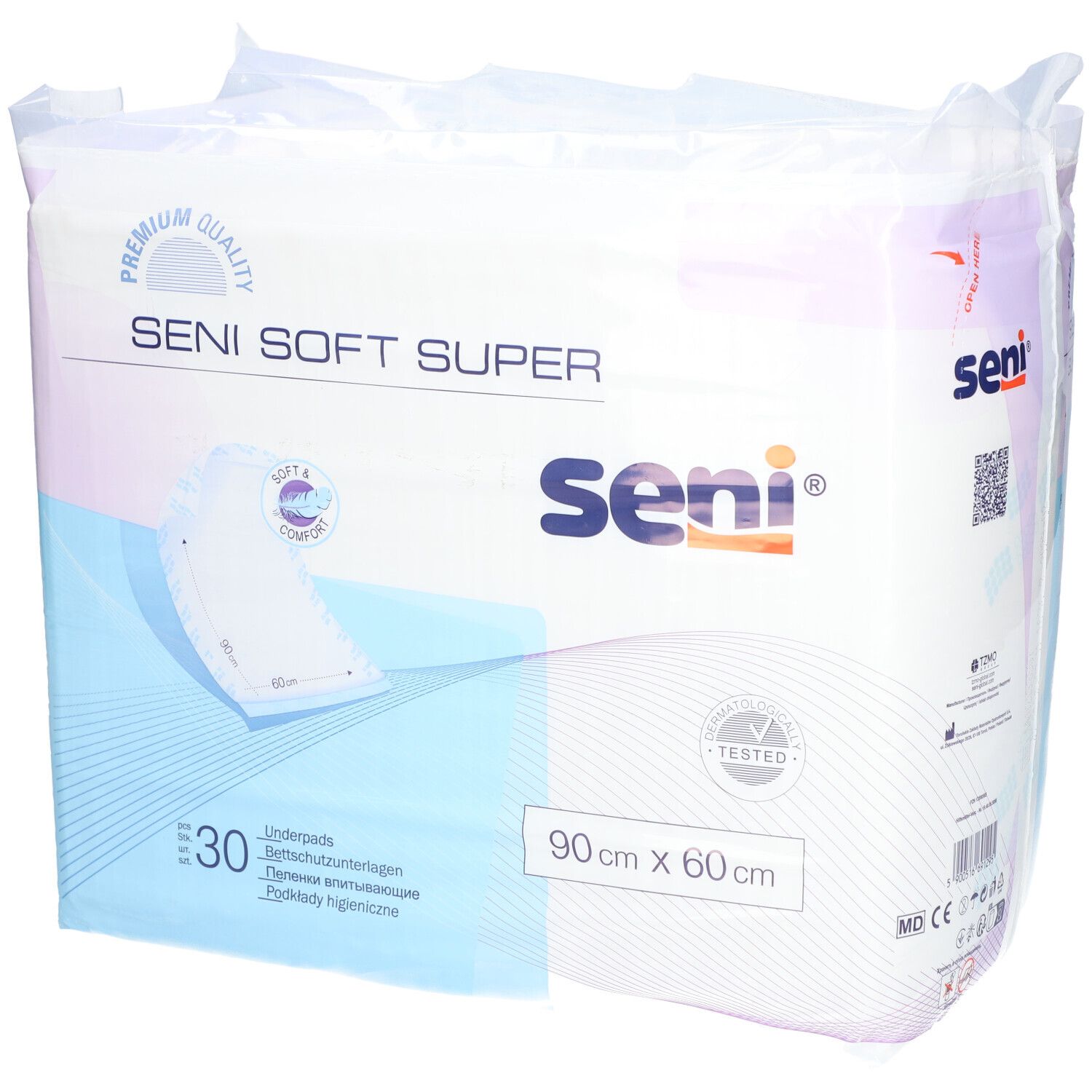 SENI Soft Super Alèses 90 cm x 60 cm 30 pc(s) no data