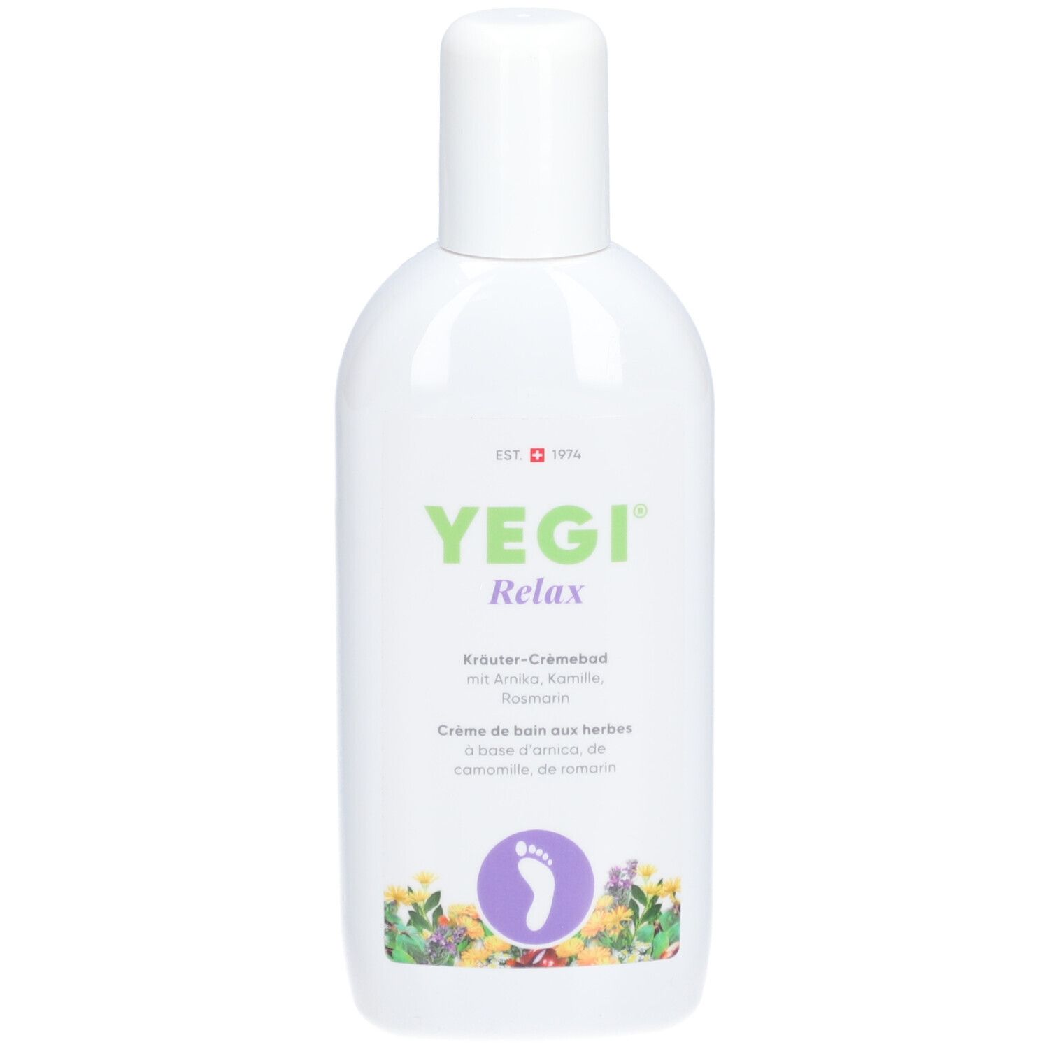 YEGI Relax Crème de bain aux herbes 200 ml Liquide