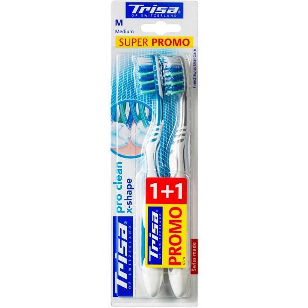 TRISA brosses à dents extra duo souples 2 pc(s) Brosse(S) À Dents