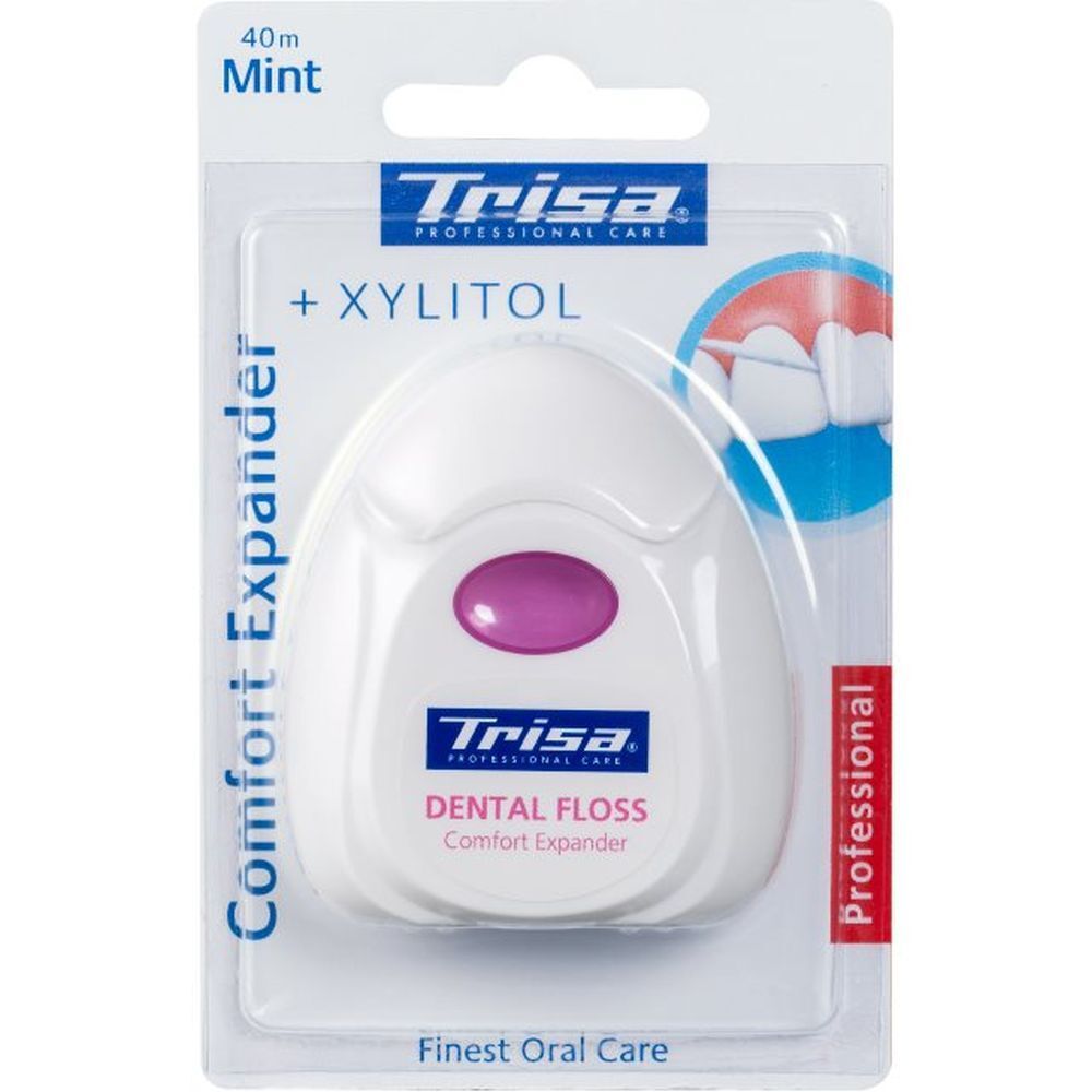 TRISA fil dentaire Confort expander saveur menthe 1 pc(s) Fil Dentaire