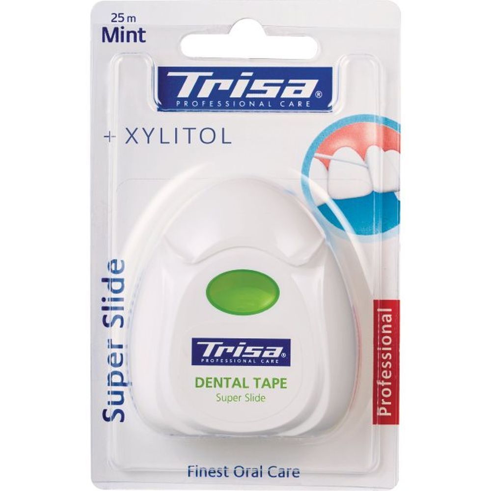TRISA fil dentaire Super slide saveur menthe 1 pc(s) Fil Dentaire