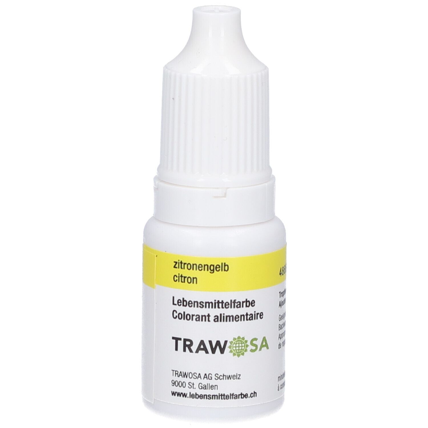 TRAWOSA Colorant alimentaire jaune citron 10 ml Goutte(S)