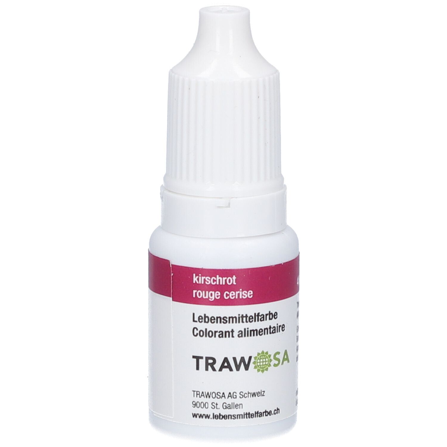 TRAWOSA Colorant alimentaire rouge cerise 10 ml Goutte(S)