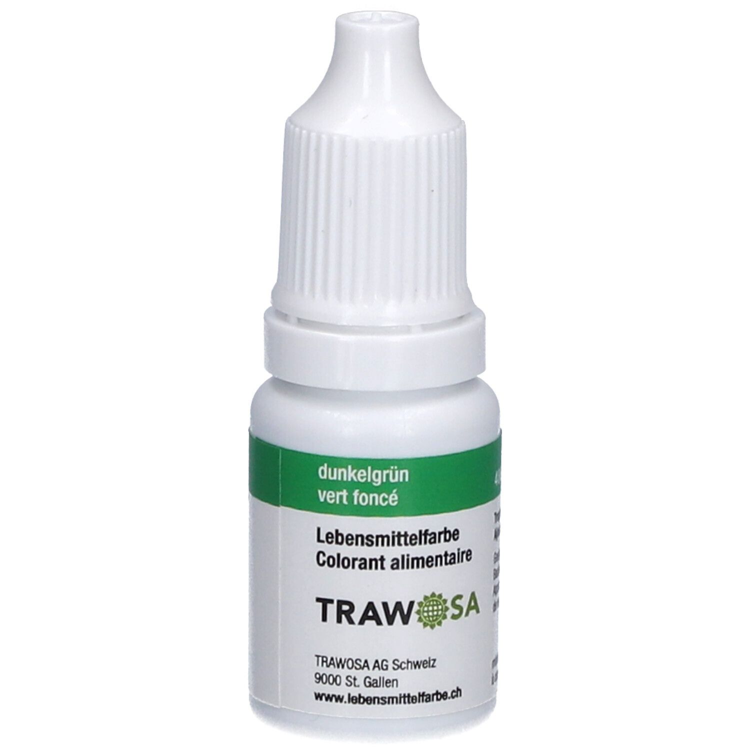 TRAWOSA Colorant alimentaire vert foncé 10 ml Goutte(S)