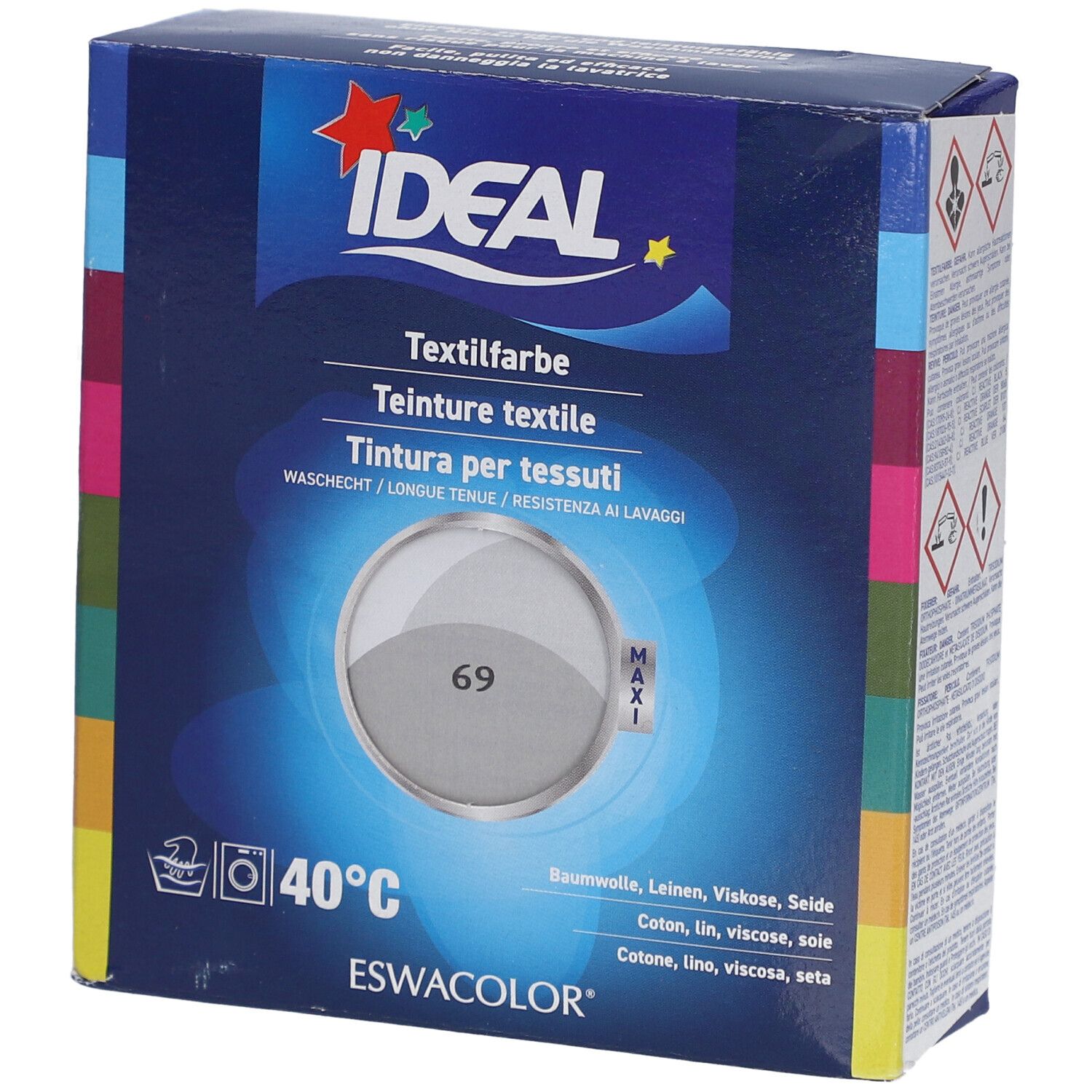 IDEAL Maxi Teinture textile longue tenue - 69 Gris perle 1 pc(s) Teinture(S)