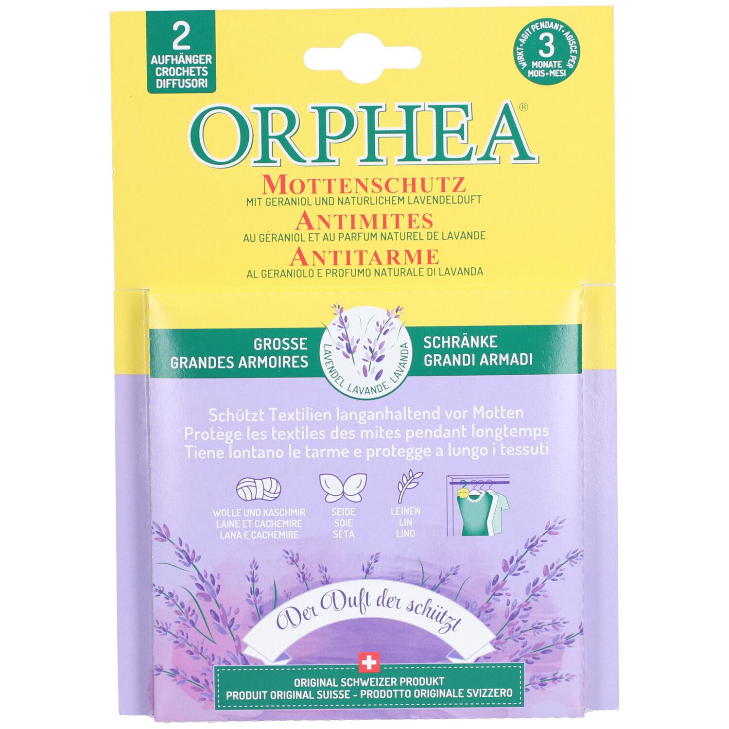 ORPHEA Antimites pour Grandes armoires à la lavande Autre 2 pc(s)