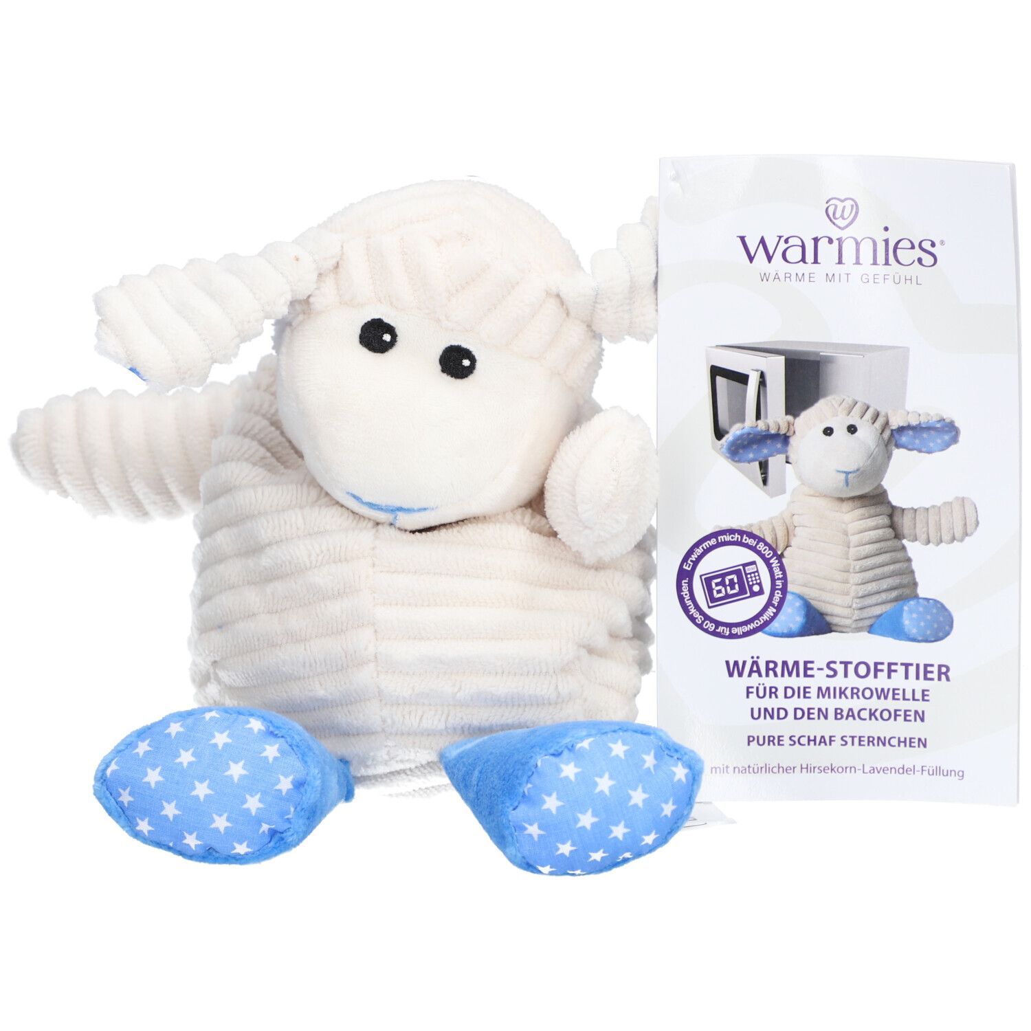 WARMIES Pure Peluche chauffante Mouton 1 pc(s) Coussin Chauffant