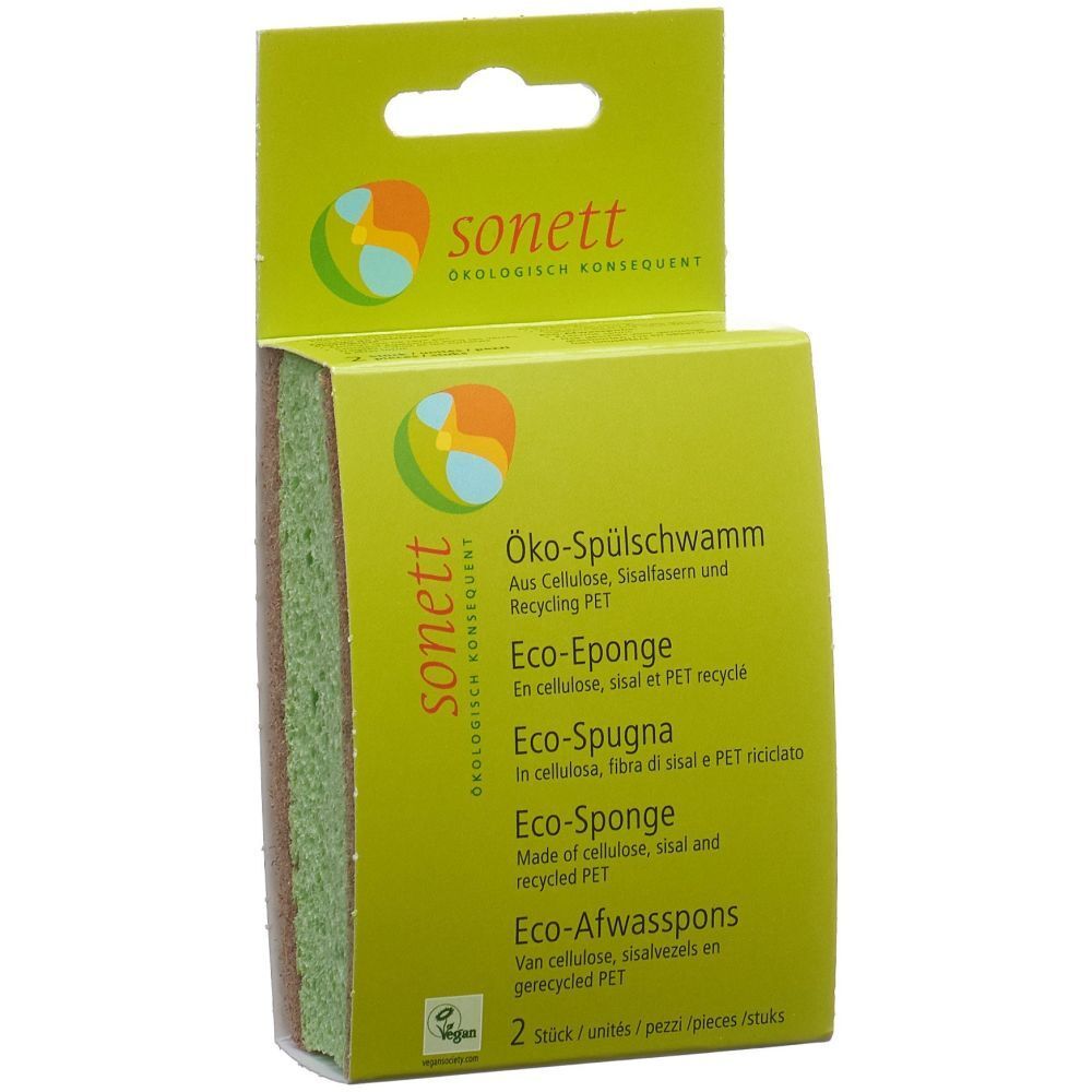 SONETT Éponge écologique pour la vaisselle 2 pc(s) Autre