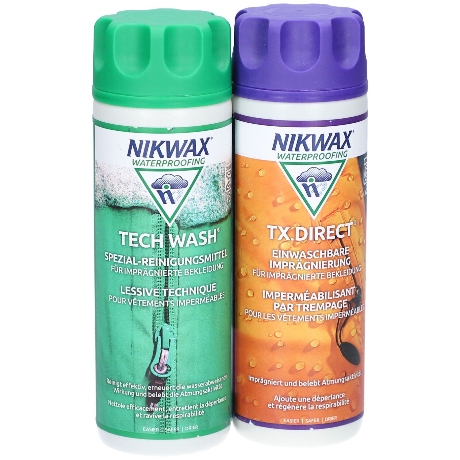 Nikwax® Tech Wash + TX.Direct Kit d'imprégnation pour vêtements fonctionnels Autre 300 ml